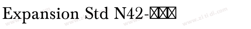 Expansion Std N42字体转换